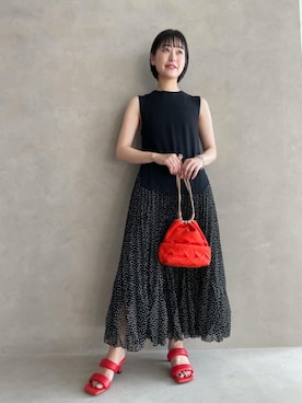 市川 瑠依子さん(レディース・163cm)の夏コーディネート