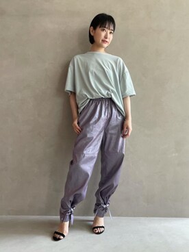 市川 瑠依子さん(レディース・163cm)の夏コーディネート