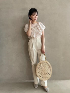 市川 瑠依子さん（レディース・163cm）の夏コーディネート