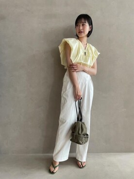 市川 瑠依子さん（レディース・163cm）の夏コーディネート