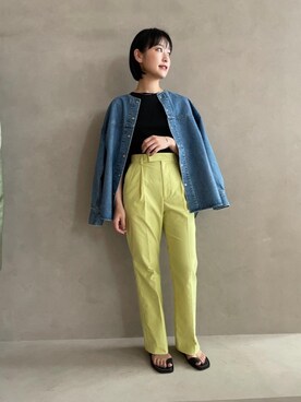 市川 瑠依子さん（レディース・163cm）の夏コーディネート