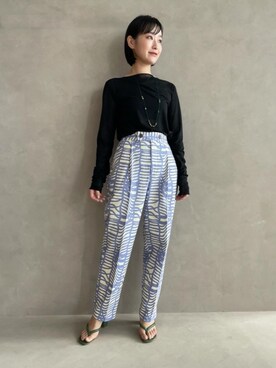 市川 瑠依子さん（レディース・163cm）の夏コーディネート