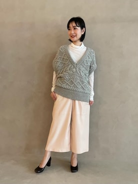 市川 瑠依子さん(レディース・163cm)の夏コーディネート