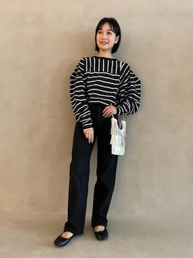 市川 瑠依子さん（レディース・163cm）の秋コーディネート