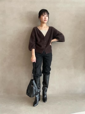 市川 瑠依子さん（レディース・163cm）の秋コーディネート