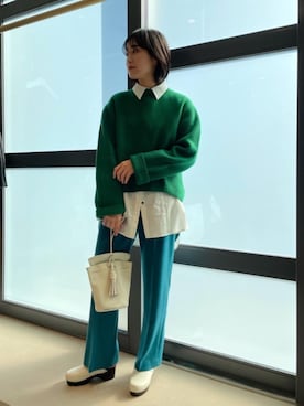 市川 瑠依子さん(レディース・163cm)の秋コーディネート