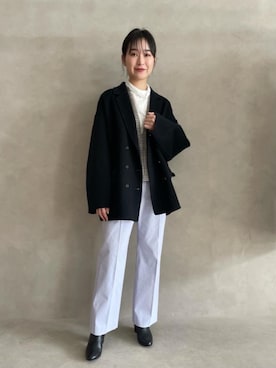 市川 瑠依子さん（レディース・163cm）の秋コーディネート