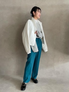 市川 瑠依子さん（レディース・163cm）の秋コーディネート