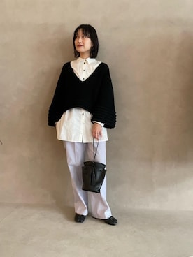 市川 瑠依子さん（レディース・163cm）の秋コーディネート