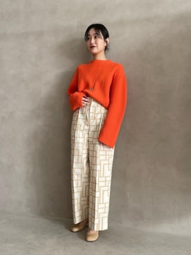 市川 瑠依子さん（レディース・163cm）の冬コーディネート