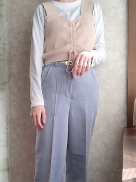 ちみ🍽さん（レディース・159cm）の冬コーディネート