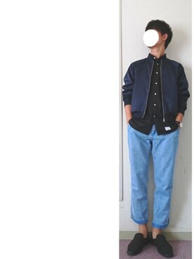 「Utility Garments（ユーティリティガーメンツ）のアイテム」を使った、hasuさん（メンズ・173cm）の春コーディネート