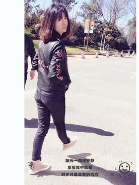 「iT（イット）のアイテム（パンツ）」を使った、shuhanさん（レディース・166cm）の冬コーディネート