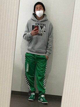 「50DUPPIES（ファイブオーダッピーズ）のアイテム」を使った、かいとさん（メンズ・168cm）の冬コーディネート