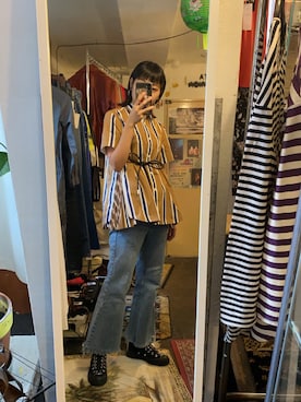 「Levis646」｜azumiさん（レディース・160cm）の秋コーディネート