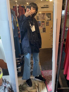 「Levis646」｜azumiさん（レディース・160cm）の秋コーディネート