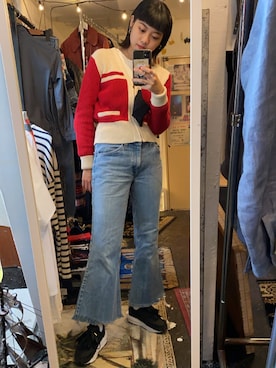 「Levis646」｜azumiさん（レディース・160cm）の秋コーディネート