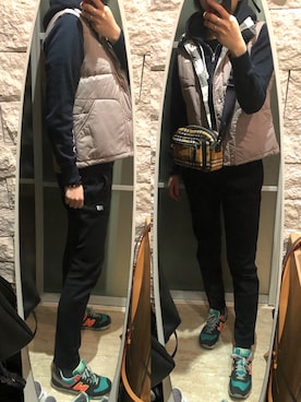 「Champion（チャンピオン）のアイテム（その他アウター）」を使った、odvboさん（レディース・169cm）の春コーディネート