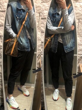 「PULL&BEAR（プルアンドベア）のアイテム（チノパンツ）」を使った、odvboさん（レディース・169cm）の秋コーディネート