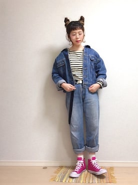 「フェリシモキッズ（フェリシモキッズ）のアイテム」を使った、☆★gizmo★☆さん（レディース・159cm）の冬コーディネート