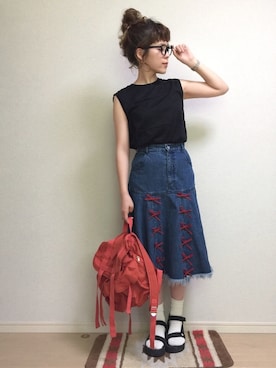 ☆★gizmo★☆さん（レディース・159cm）の夏コーディネート