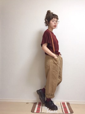 「on the couch（オンザカウチ）のアイテム」を使った、☆★gizmo★☆さん（レディース・159cm）の秋コーディネート