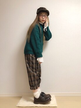 「Lilysilk(リリーシルク)のアイテム」を使った、☆★gizmo★☆さん(レディース・159cm)の冬コーディネート