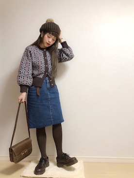 「RELAX（リラックス）のアイテム」を使った、☆★gizmo★☆さん（レディース・159cm）の冬コーディネート