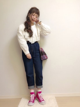 「RELAX（リラックス）のアイテム」を使った、☆★gizmo★☆さん（レディース・159cm）の冬コーディネート