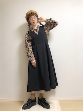 「and R（アンドアール）のアイテム（アクセサリー）」を使った、☆★gizmo★☆さん（レディース・159cm）の冬コーディネート