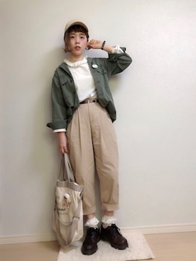 「RELAX（リラックス）のアイテム」を使った、☆★gizmo★☆さん（レディース・159cm）の春コーディネート