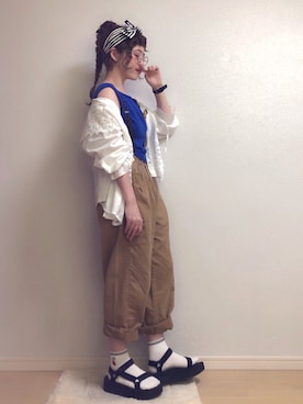 「on the couch（オンザカウチ）のアイテム」を使った、☆★gizmo★☆さん（レディース・159cm）の夏コーディネート