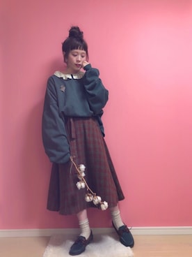 「2018マイベストコーデ」｜「アイテム（モカシン/デッキシューズ）」を使った、☆★gizmo★☆さん（レディース・159cm）の秋コーディネート