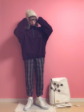 「PALM STROKE（パームストローク）のアイテム」を使った、☆★gizmo★☆さん（レディース・159cm）の冬コーディネート