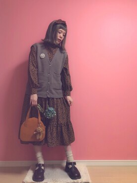 「MEZZO（メゾ）のアイテム」を使った、☆★gizmo★☆さん（レディース・159cm）の冬コーディネート