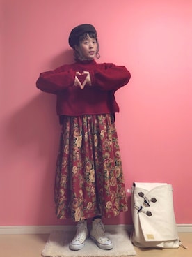 「PALM STROKE（パームストローク）のアイテム」を使った、☆★gizmo★☆さん（レディース・159cm）の冬コーディネート