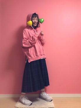 「PENDLETON（ペンドルトン）のアイテム（スカート）」を使った、☆★gizmo★☆さん（レディース・159cm）の春コーディネート