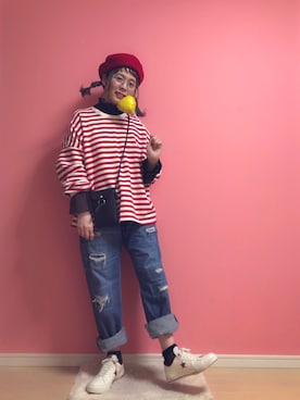 「Aco Design（アコデザイン）のアイテム」を使った、☆★gizmo★☆さん（レディース・159cm）の春コーディネート