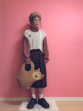 「Fleur-De-Lis（フラダリ）のアイテム」を使った、☆★gizmo★☆さん（レディース・159cm）の春コーディネート