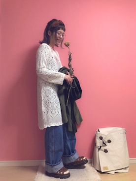 「PALM STROKE（パームストローク）のアイテム」を使った、☆★gizmo★☆さん（レディース・159cm）の春コーディネート