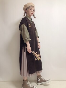 「RELAX（リラックス）のアイテム」を使った、☆★gizmo★☆さん（レディース・159cm）の秋コーディネート