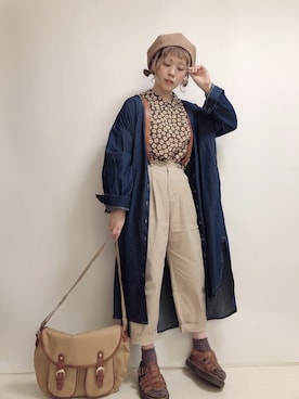 「Fleur-De-Lis（フラダリ）のアイテム」を使った、☆★gizmo★☆さん（レディース・159cm）の秋コーディネート