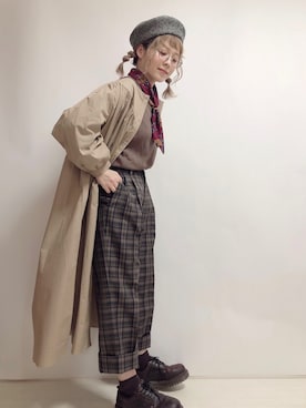 「羽織り」｜「アイテム（財布/小物）」を使った、☆★gizmo★☆さん（レディース・159cm）の秋コーディネート