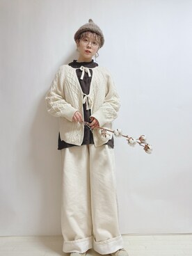 「Lilou（リル）のアイテム」を使った、☆★gizmo★☆さん（レディース・159cm）の冬コーディネート