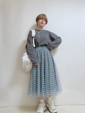 「GU（ジーユー）のアイテム（バックパック/リュック）」を使った、☆★gizmo★☆さん（レディース・159cm）の春コーディネート