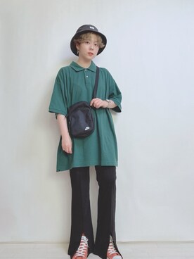 「NIKE(ナイキ)のアイテム(ショルダーバッグ)」を使った、☆★gizmo★☆さん(レディース・159cm)の夏コーディネート