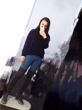 「OAK（オーク）のアイテム」を使った、aileenmomo123さん（レディース・157cm）の冬コーディネート