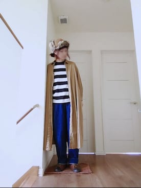 「ローリーズファーム(LOWRYS FARM)」｜「アイテム（シャツワンピース）」を使った、manami💞さん（レディース・165cm）の秋コーディネート