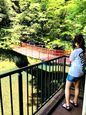 「ORiental TRaffic（オリエンタルトラフィック）の【再値下げ！SALE 50%OFF】【スポーツ系サンダル人気No1！】★スポーツサンダル★5203（サンダル）」を使った、aさん（レディース・163cm）の夏コーディネート