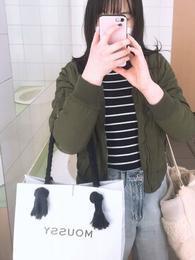 「エムエーワン」｜ちゃき☺︎さん（レディース・157cm）の春コーディネート